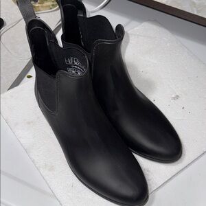Sleek Black Ankle Boots